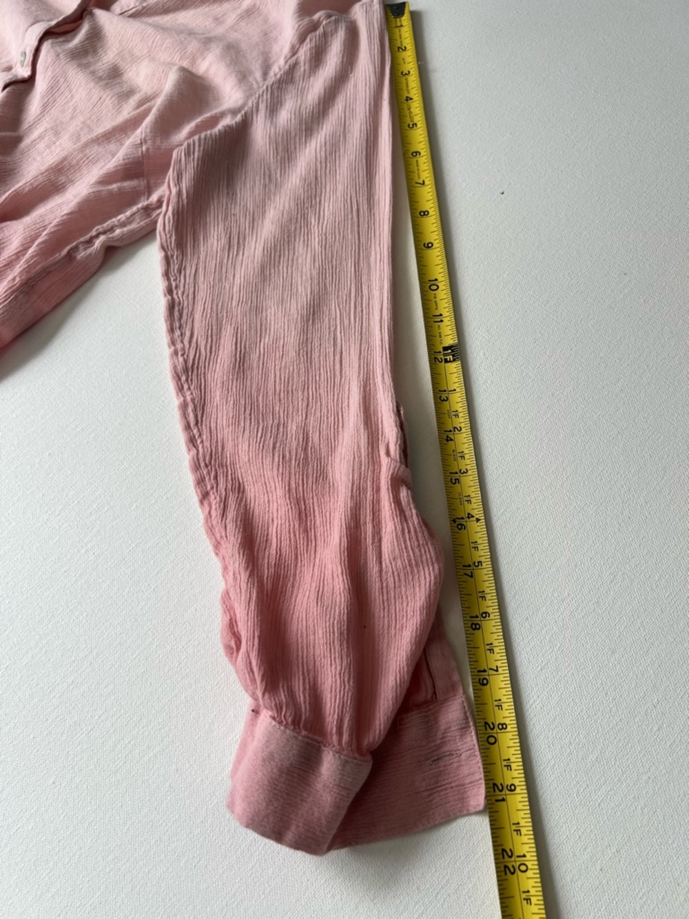 J. Jill Light Pink Tie-Front Button-Up Blouse - Women - S - Picture 9 of 9